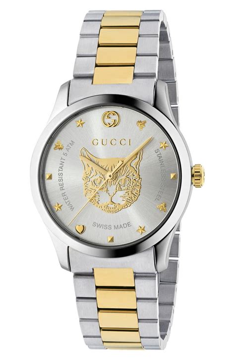 gucci white watch women's|gucci g timeless 38mm.